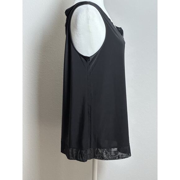 Pajama Top Nottibianche Women’s Black Pajama Top Women’s V Neck Shell Top - Picture 6 of 16